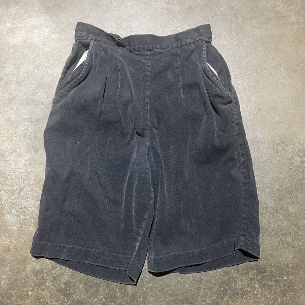 Vintage 50s 60s Jantzen Black Cotton Shorts 24x7